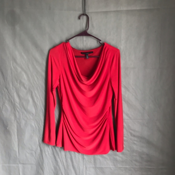 White House Black Market Tops - White house black market red blouse